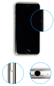 iPhone in wie neu Zustand mit Detailansichten